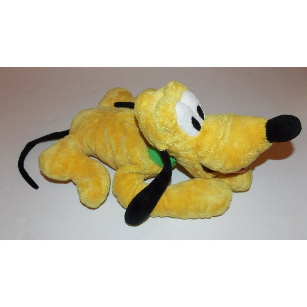 Disney Store Pluto Plush Dog Stuffed Animal Floppy